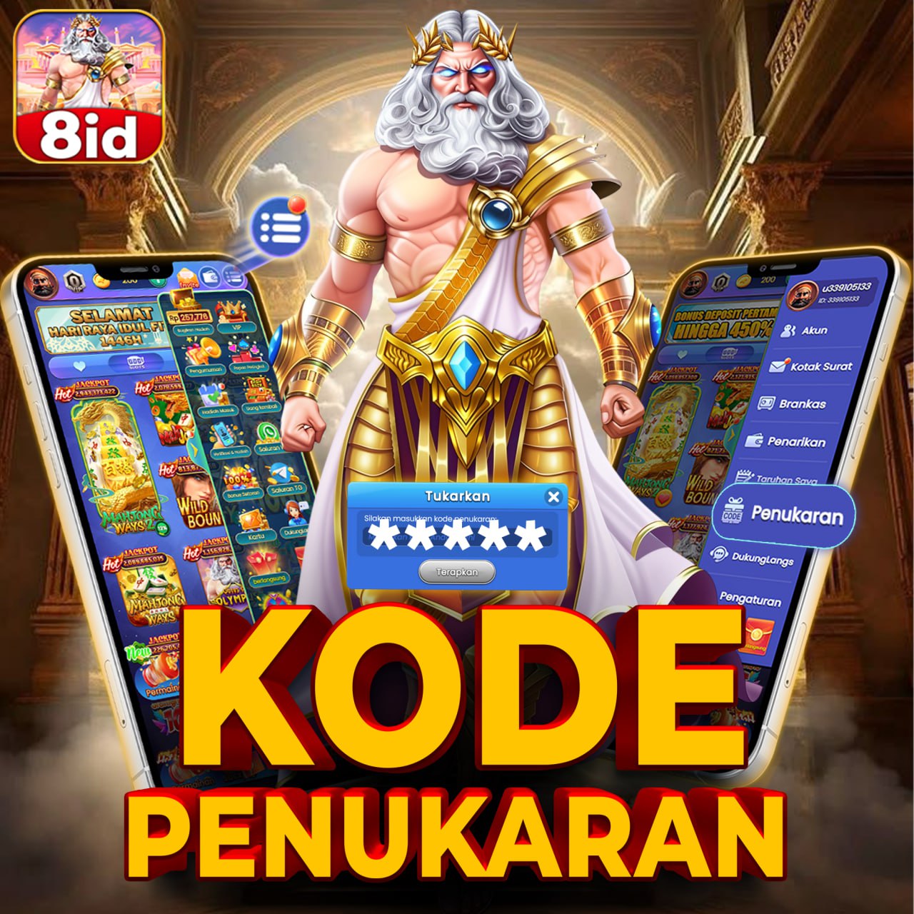 kode 8id - daily bonus update
